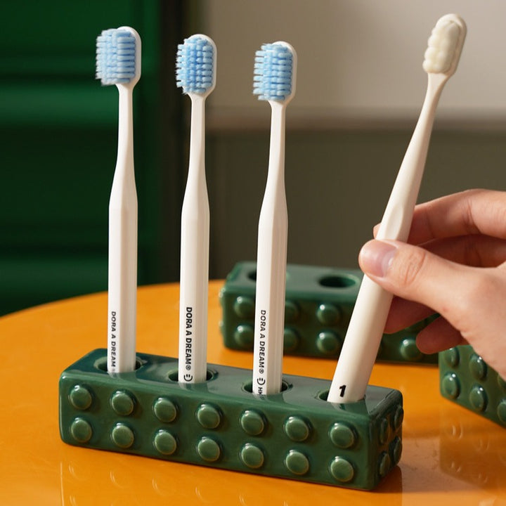 Colourful Block Toothbrush Holder Bath