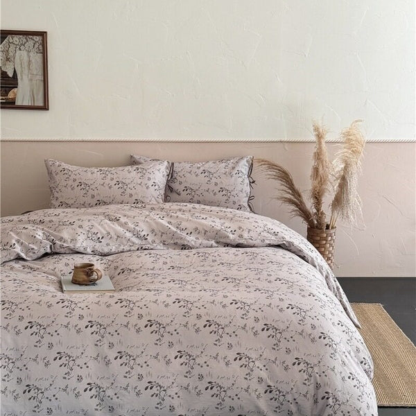 Serene Botanical Bedding Set