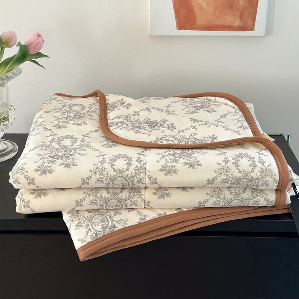 Secret Garden Summer Quilted  Blanket