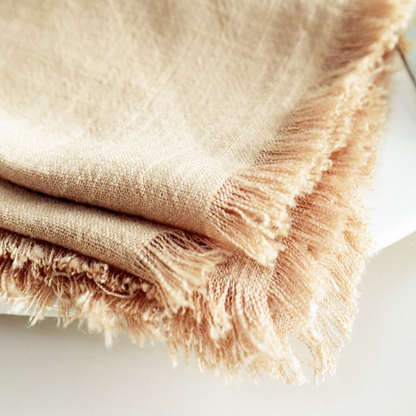 Tassel Cotton & Linen Napkin Set