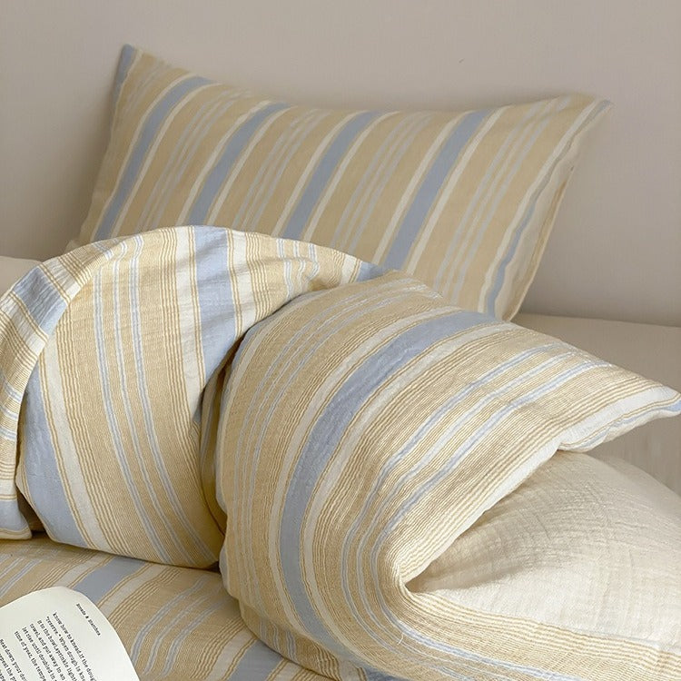 Springtime Striped Bedding Set