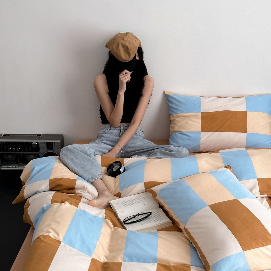 Funky Checkered Bedding Set Collection