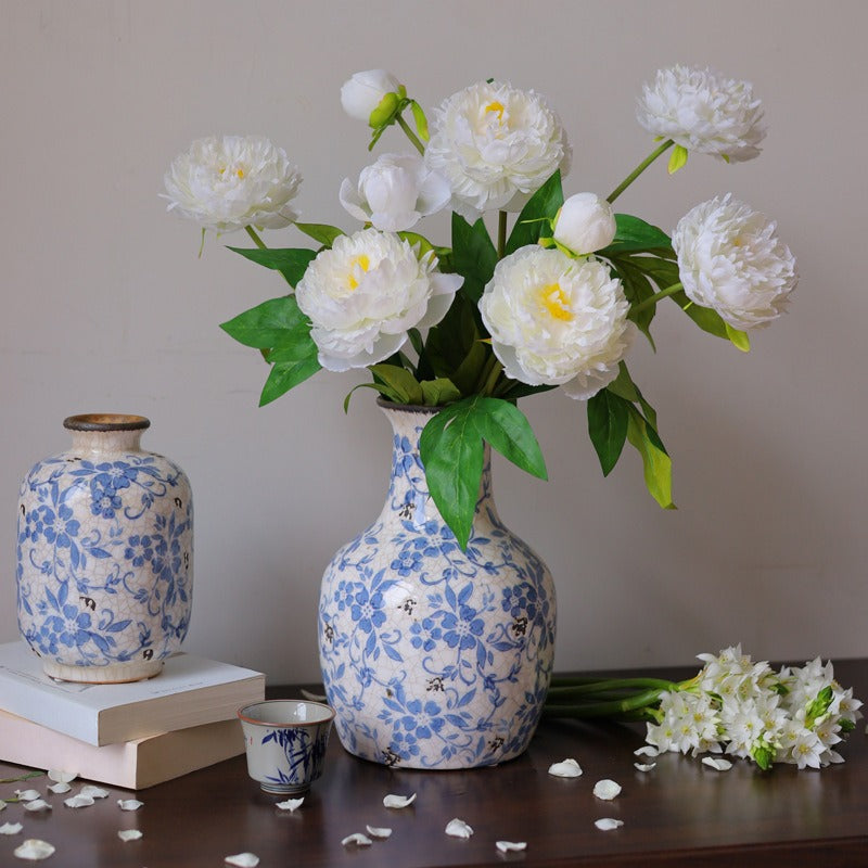 Blue Countryside Ceramic Vase Collection