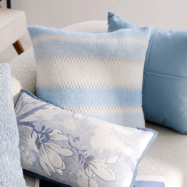 Blue Floral Cushoin