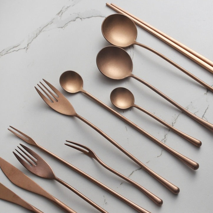 Vintage Soft Handle Cutlery Set