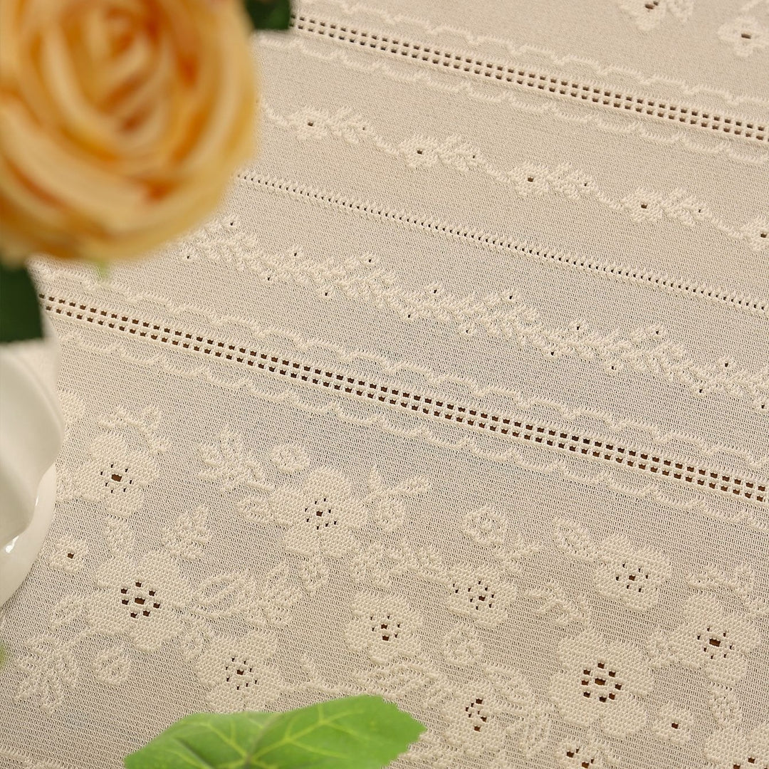 Chateau Lace Ruffle Tablecloth