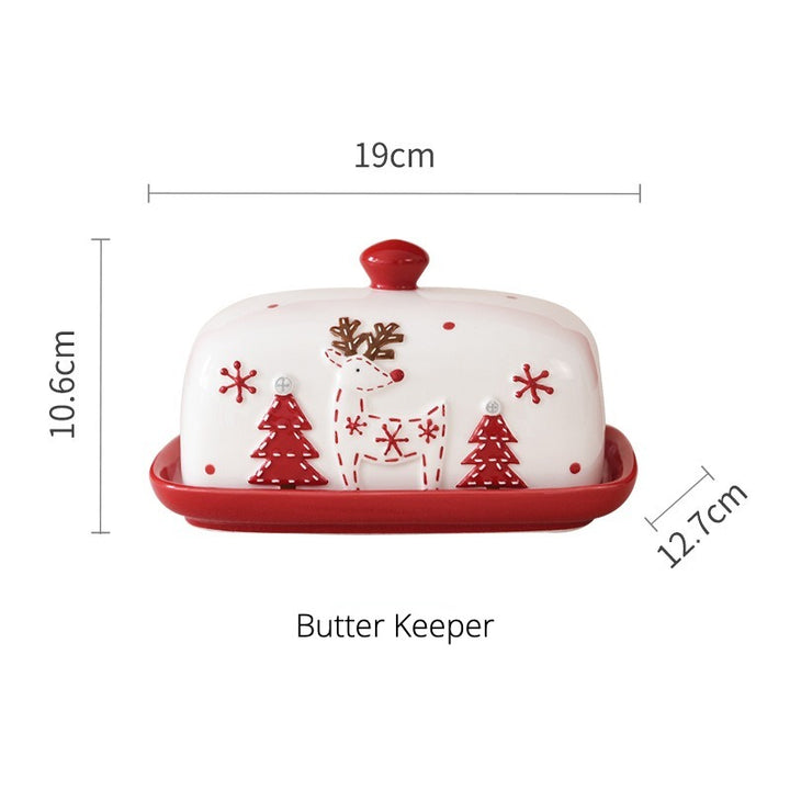 Merry Xmas Butter Keeper