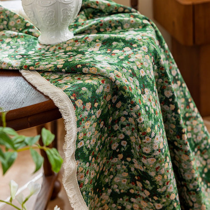 Grandma's Garden Round Tablecloth