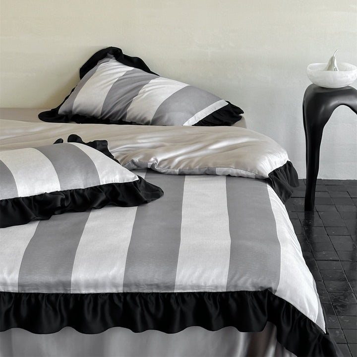 Midnight Stripes Bedding Set
