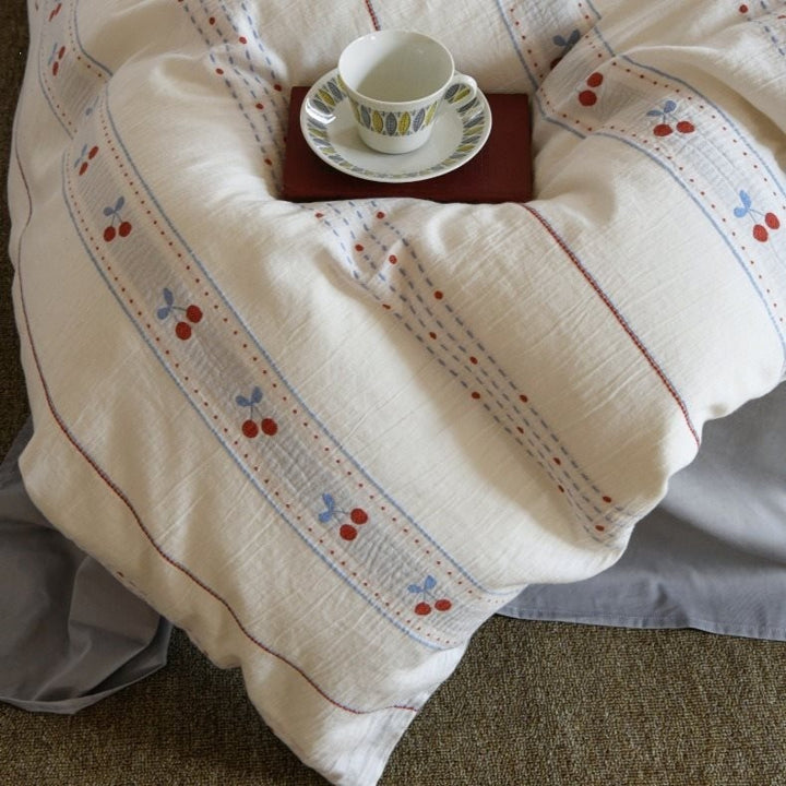 Cherry Memoir Cotton Bedding Set