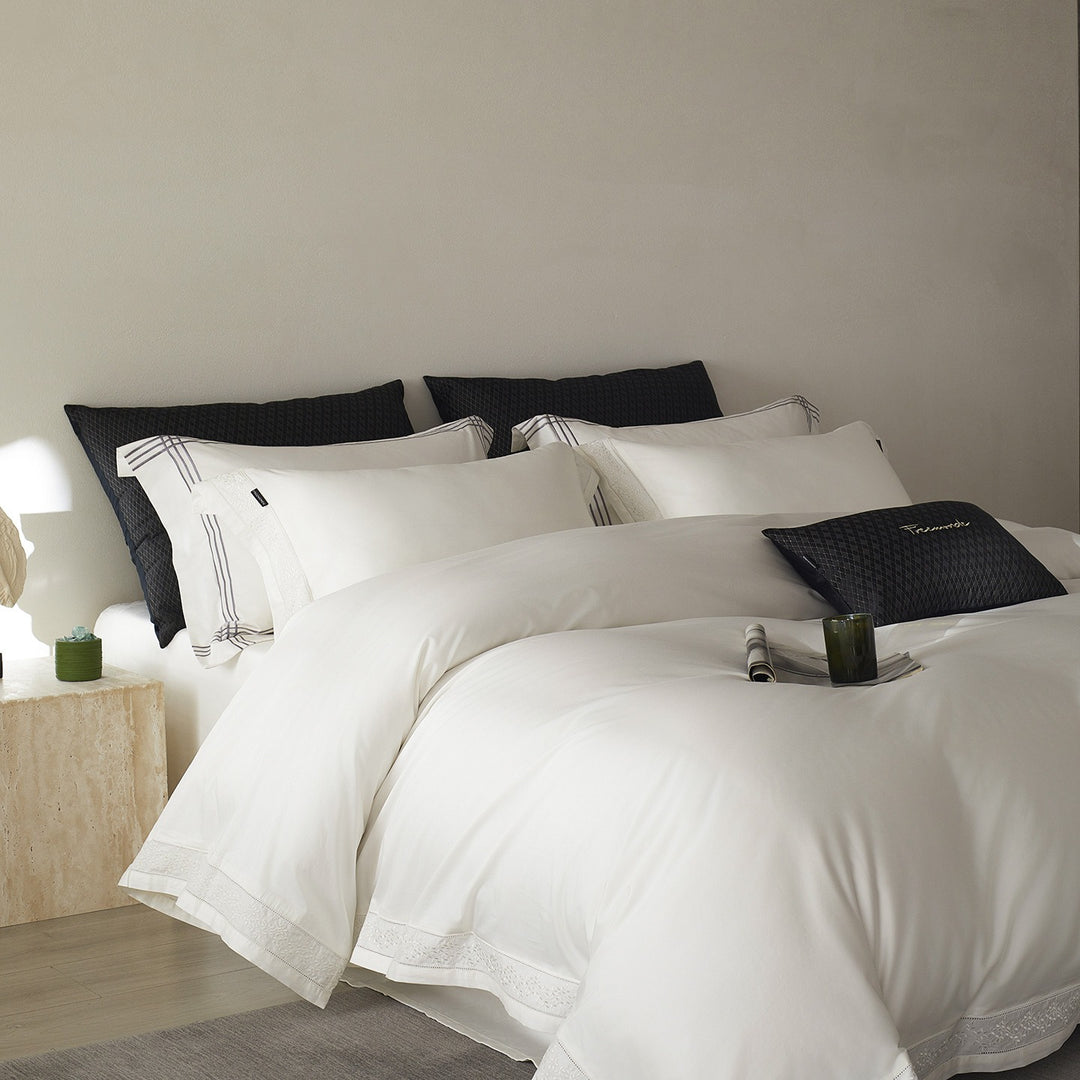 Silky Sateen Foliage Bedding Set