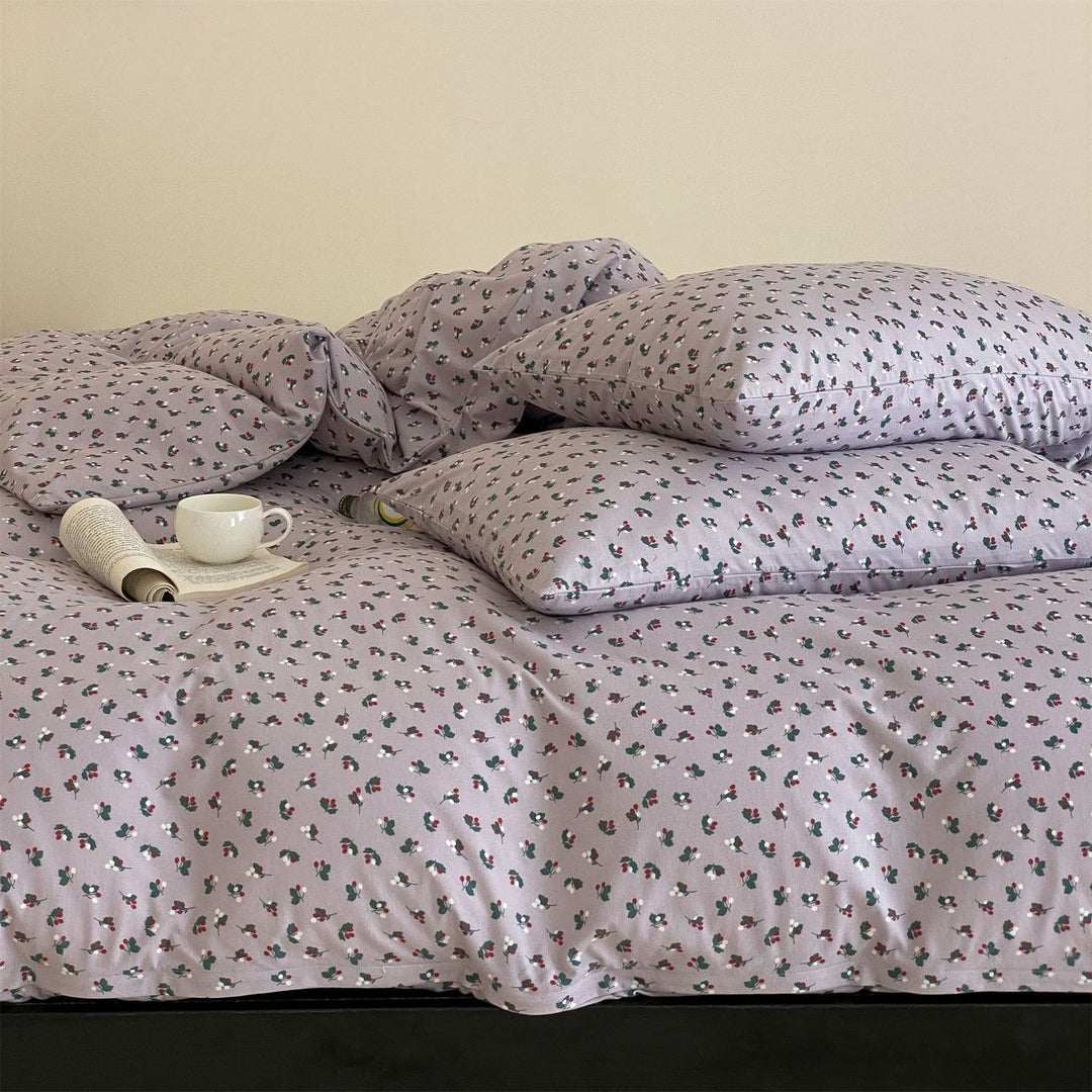Purple Berry Bedding Set