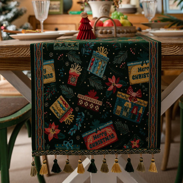 Xmas Gift Table Runner