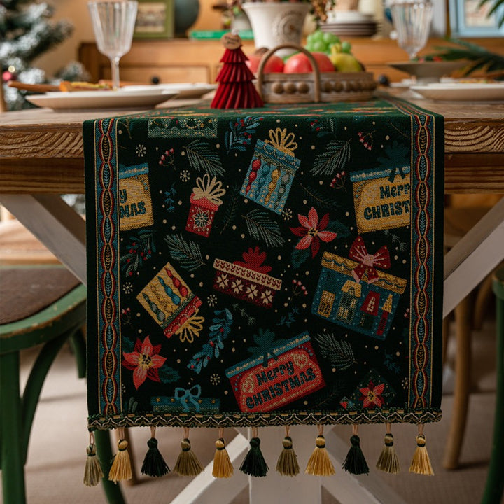 Xmas Gift Table Runner