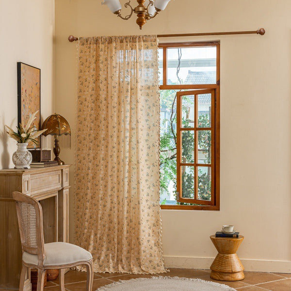 Mini Bouquets Curtain