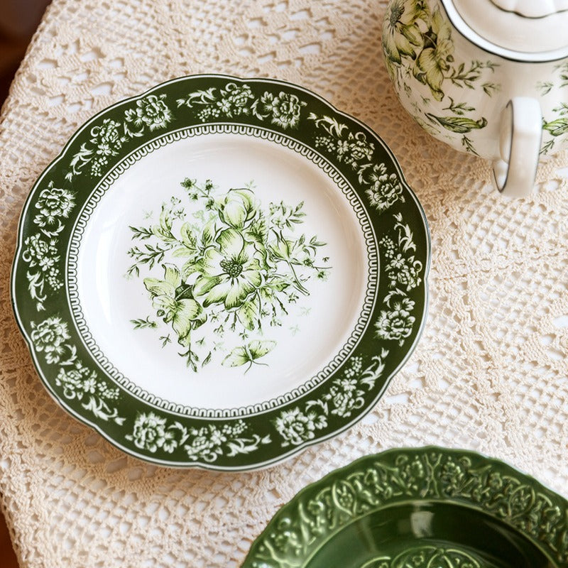 Green Garden Dinnerware