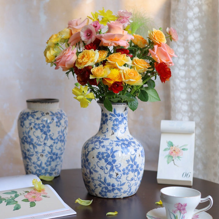 Blue Countryside Ceramic Vase Collection