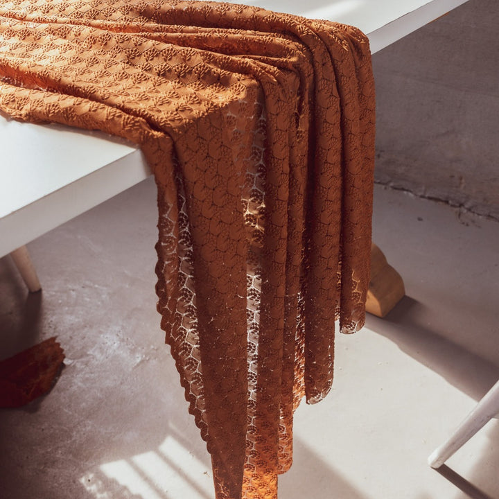 Rustic Ripple Lace Tablecloth