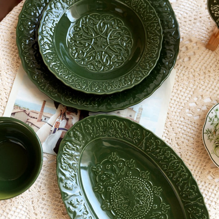 Green Garden Dinnerware