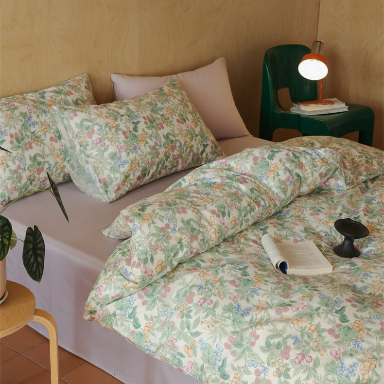 Green Party Bedding Set