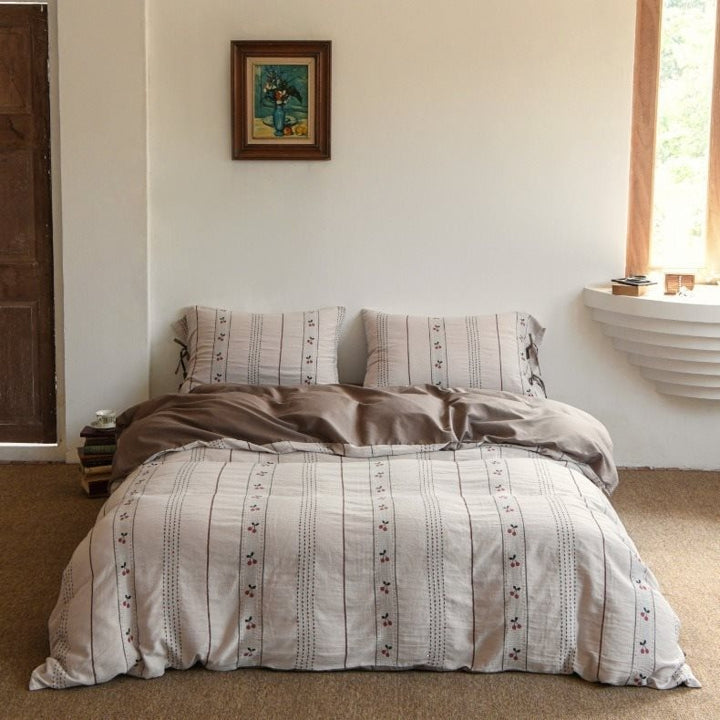 Cherry Memoir Cotton Bedding Set