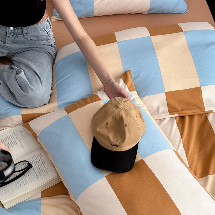 Funky Checkered Bedding Set Collection