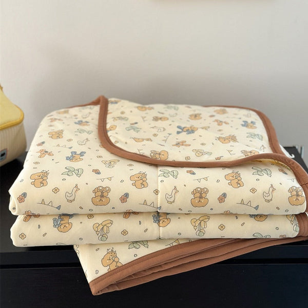 Balloon Dog Summer Quilted Blanket