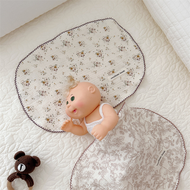 Floral Lullaby Burp Cloth Set