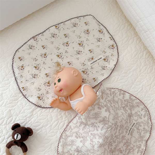 Floral Lullaby Burp Cloth Set