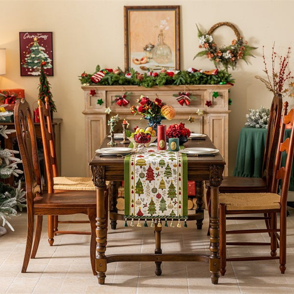 Christmas Tree Table Runner