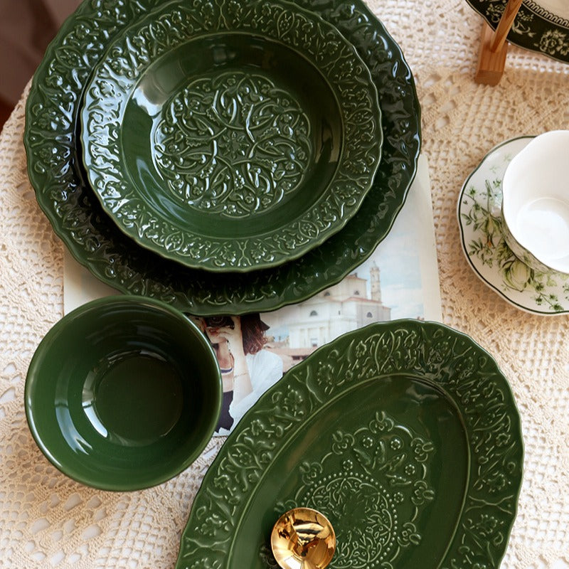 Green Garden Dinnerware