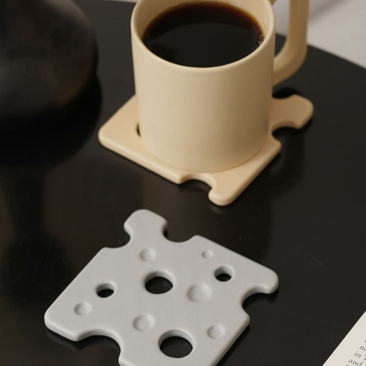 Swiss Cheese - Slice Ceramic Coaster Collection