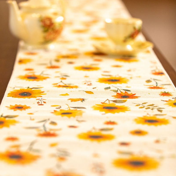 Sunny Sunflower Table Runner