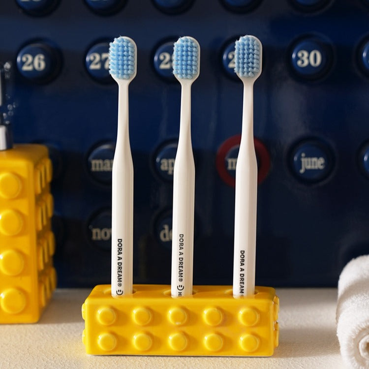 Colourful Block Toothbrush Holder Bath
