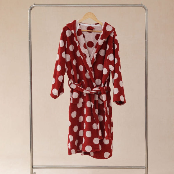 Vintage Polka Dots Bathrobe Unisex Collection