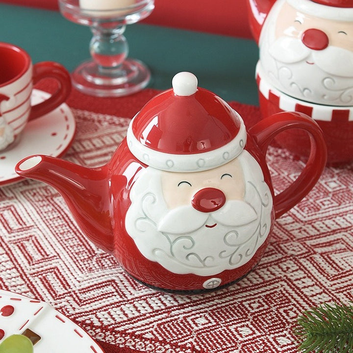 Merry Xmas Tea Cup & Pot