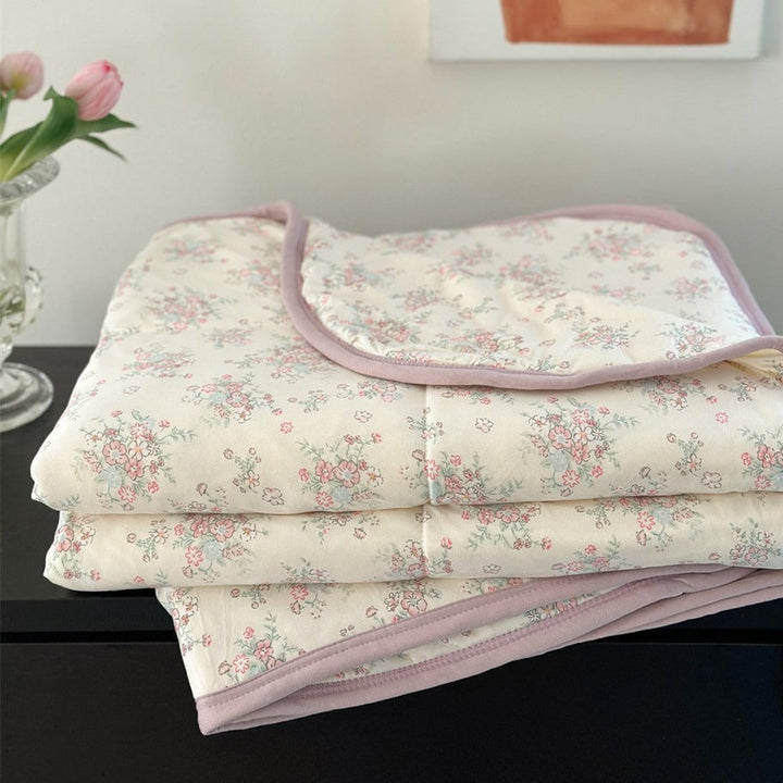 In Full Bloom Summer Quilted Blanket