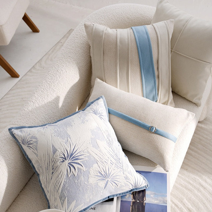 Blue Floral Cushoin