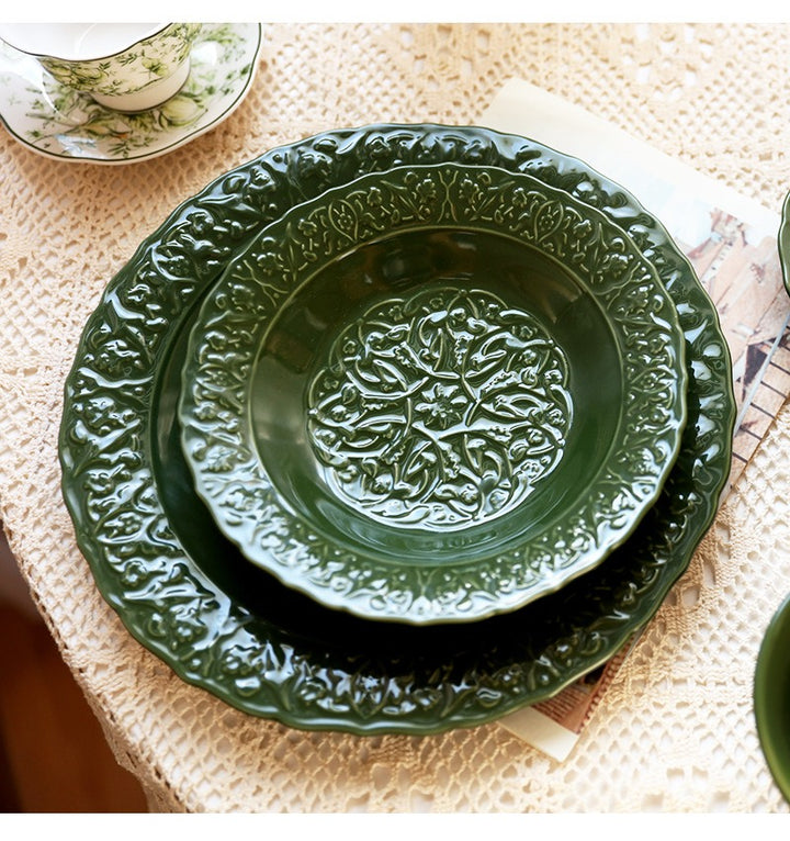 Green Garden Dinnerware