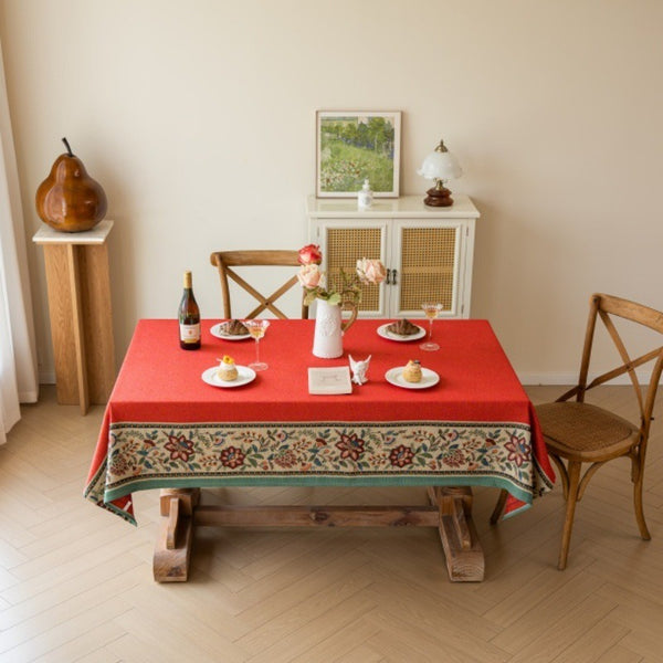 Cleaning Garland Tablecloth