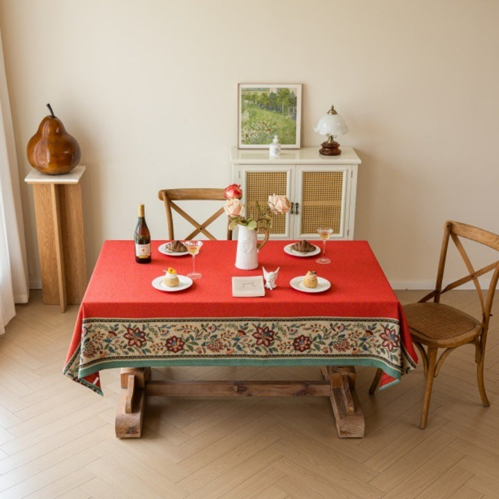 Cleaning Garland Tablecloth