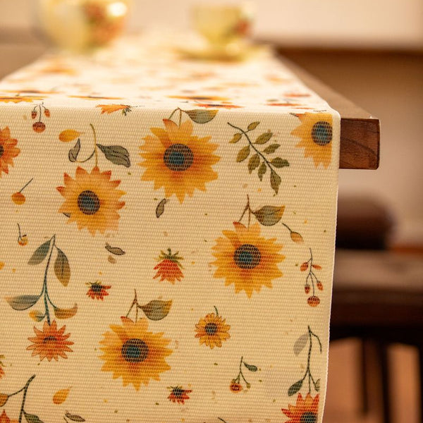 Sunny Sunflower Table Runner