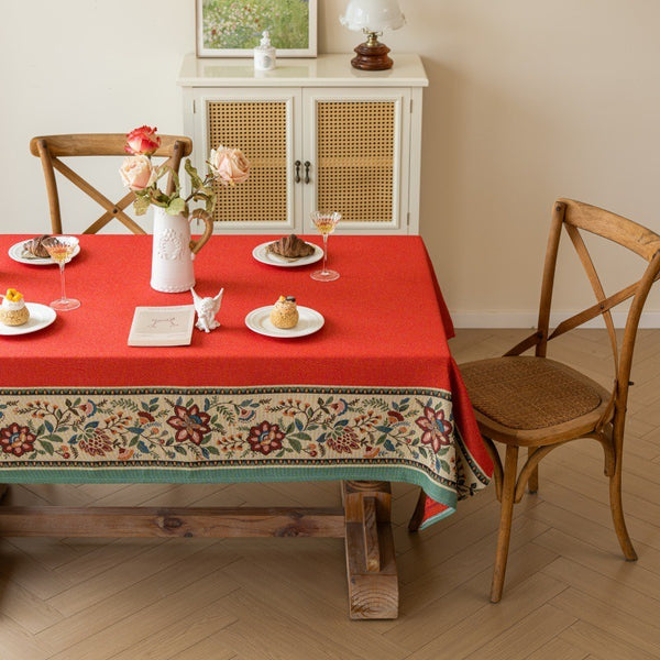 Cleaning Garland Tablecloth