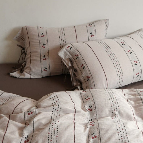 Cherry Memoir Cotton Bedding Set