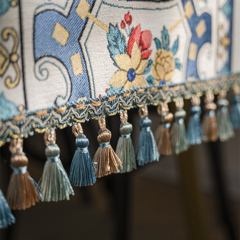 Blue Blooming Table Runner