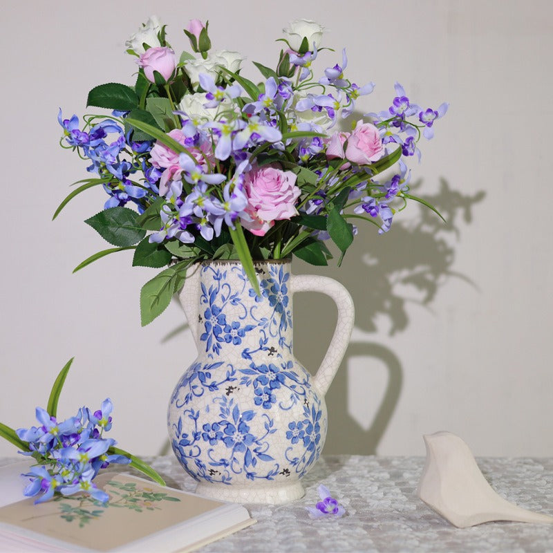 Blue Countryside Ceramic Vase Collection