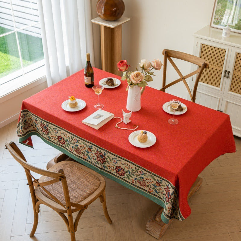 Cleaning Garland Tablecloth