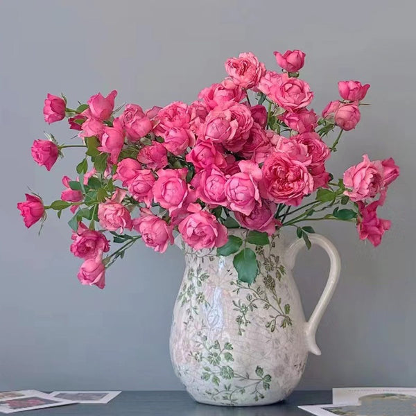 Green Garden Ceramic Vase