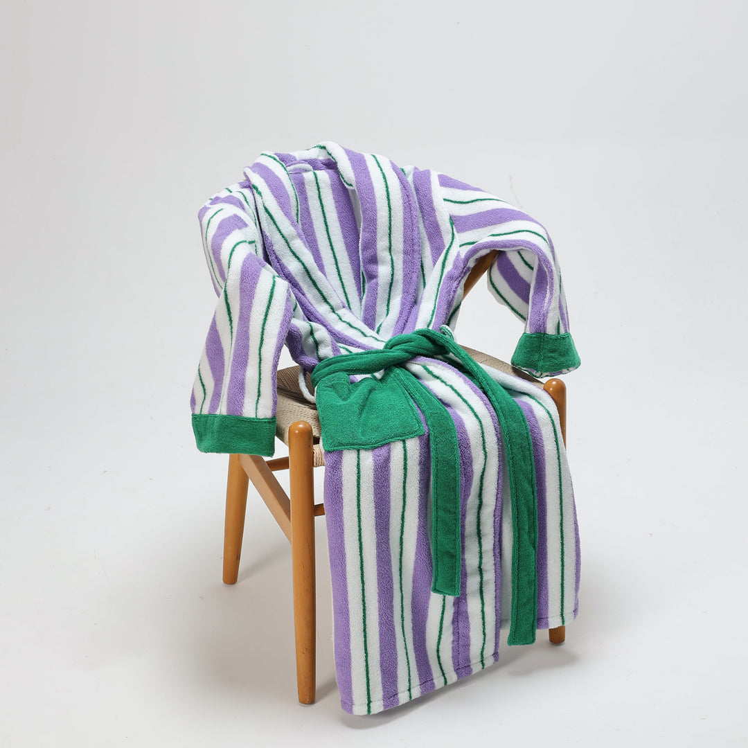 Botanic Breeze Striped Robe