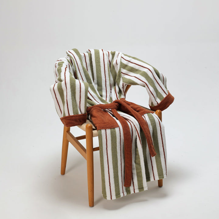 Botanic Breeze Striped Robe
